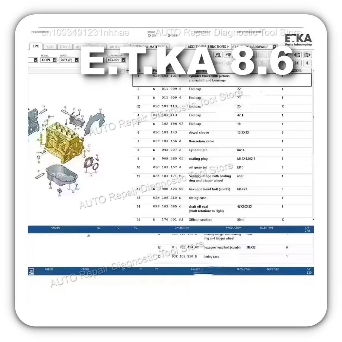 2025 HOT! Etka 8.6 software Au - Auto Repair Shop Equipment recensie en prijs